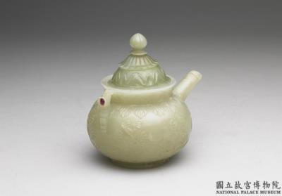 图片[2]-Jade teapot with handle, Mughal Empire-China Archive